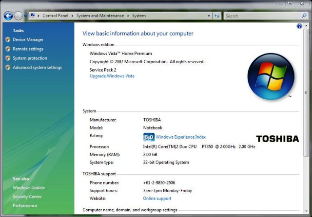 Windows Vista Service Pak
